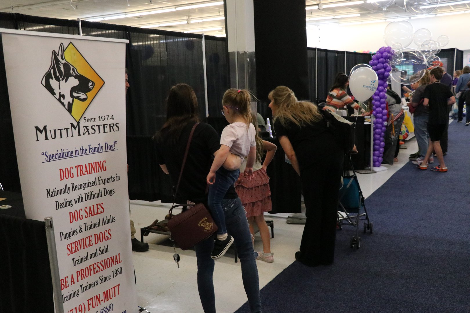 Families at Chill Act Expo